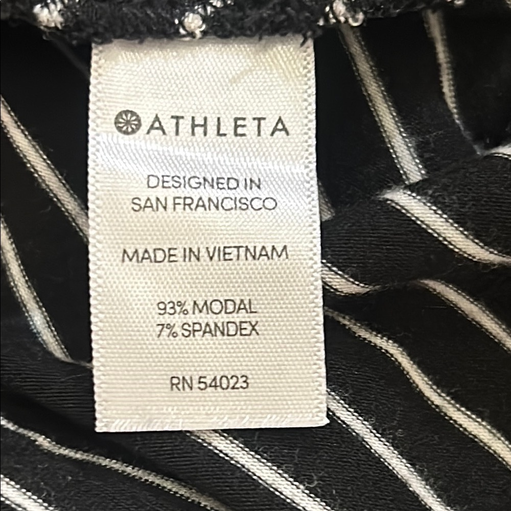 Athleta Black and White Santorini High Neck Dress MEDIUM - Picture 9 of 10